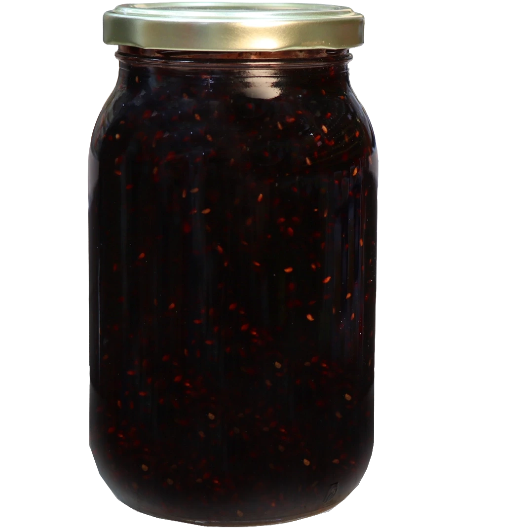 مربای تمشک محلی بزرگ