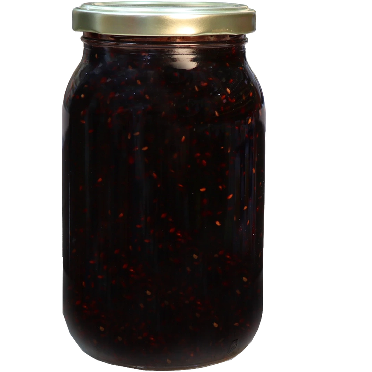 مربای تمشک محلی بزرگ